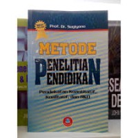 Image of Metode penelitian pendidikan