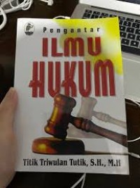 Image of Pengantar ilmu hukum