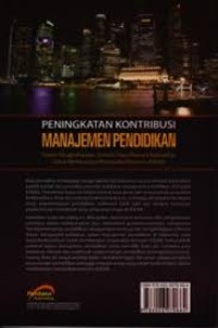 Image of Peningkatan kontribusi manajemen pendidikan